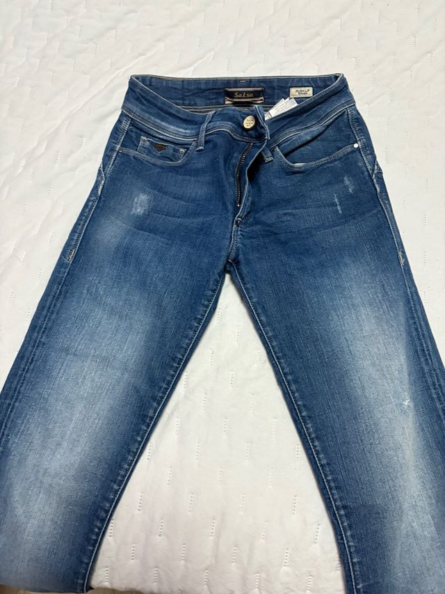 Vaqueros Salsa Azules