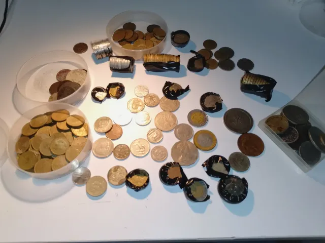 Lote de monedas antiguas variadas Que me ofrecen