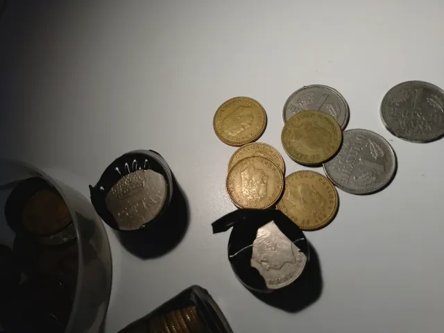 Lote de monedas antiguas variadas Que me ofrecen