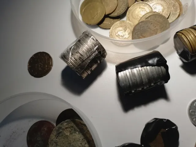 Lote de monedas antiguas variadas Que me ofrecen