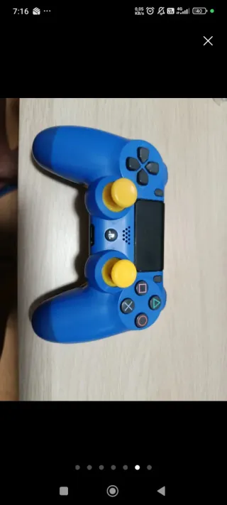 Mando Scuf Azul con Joysticks Amarillos