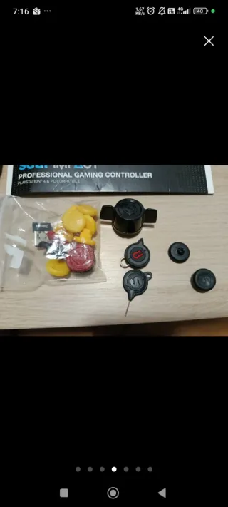 Mando Scuf Azul con Joysticks Amarillos