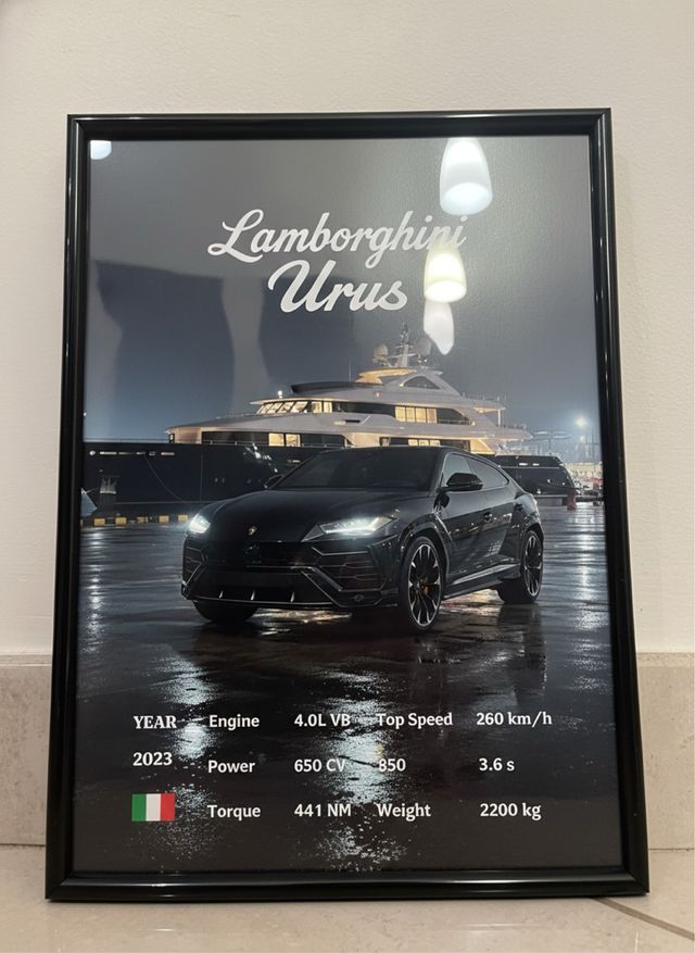 Cuadro Lamborghini Urus