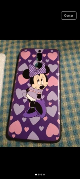 Custodia per telefono Disney Minnie Cuori Viola