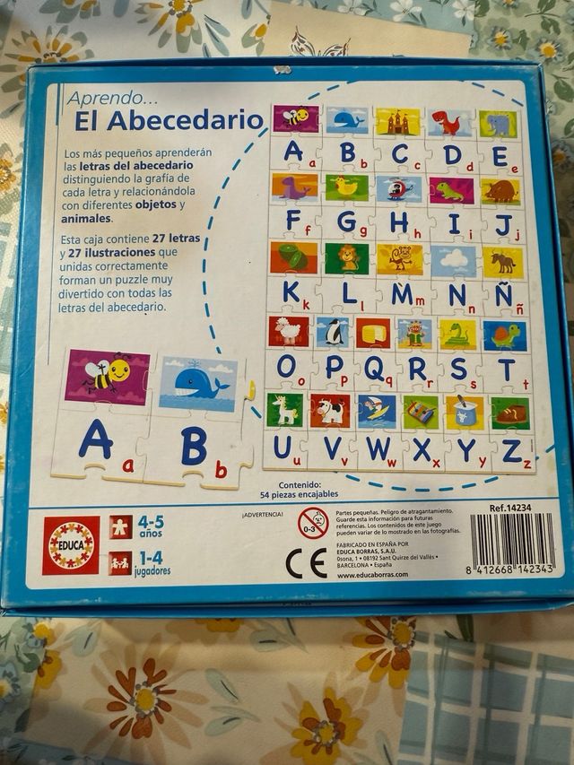 Puzzle Aprendo el Abecedario Educa 4-5 años