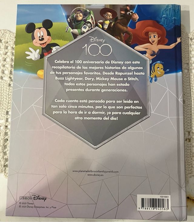Disney 100. Cuentos de 5 minutos
