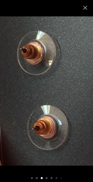 Pendientes dorados Bijou Brigitte bola