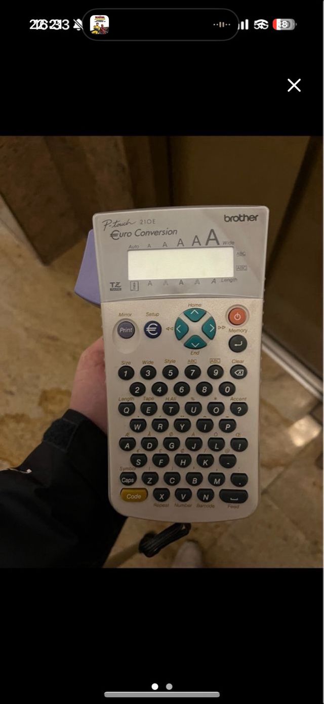 Etiquetadora Brother PT-210