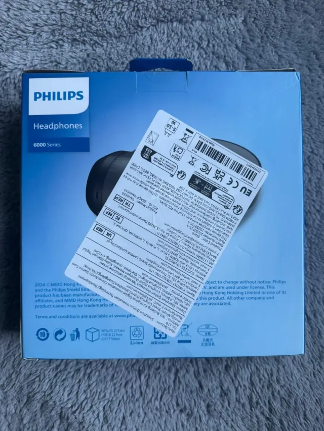 Auriculares Philips Serie 6000 TAH6519 Negros
