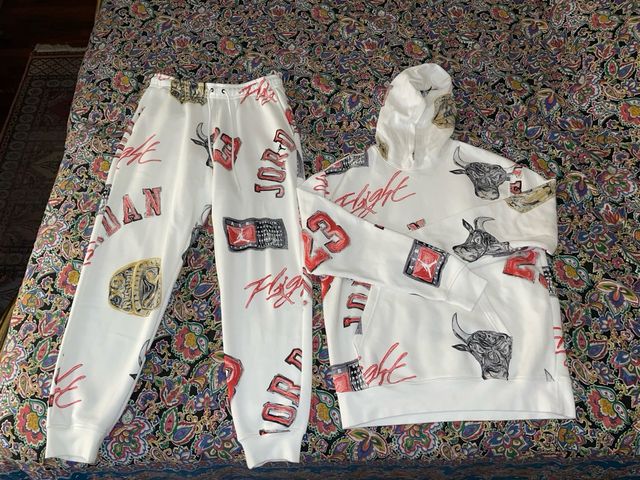 Felpa e Pantaloni Jordan tuta set multilogo