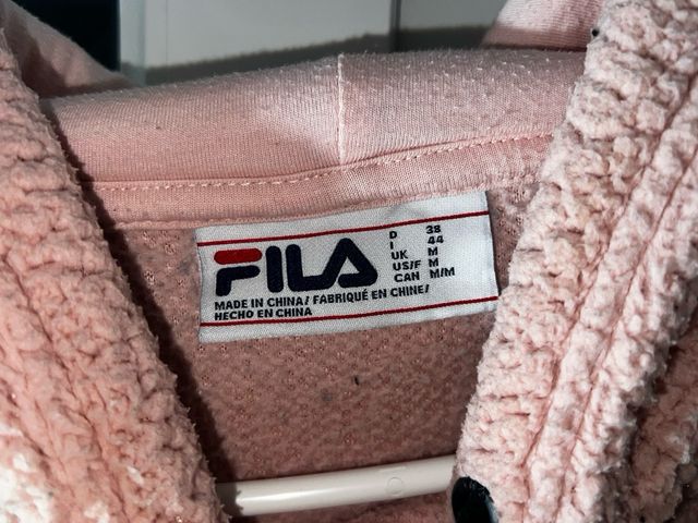 Sudadera Fila Rosa Borreguito