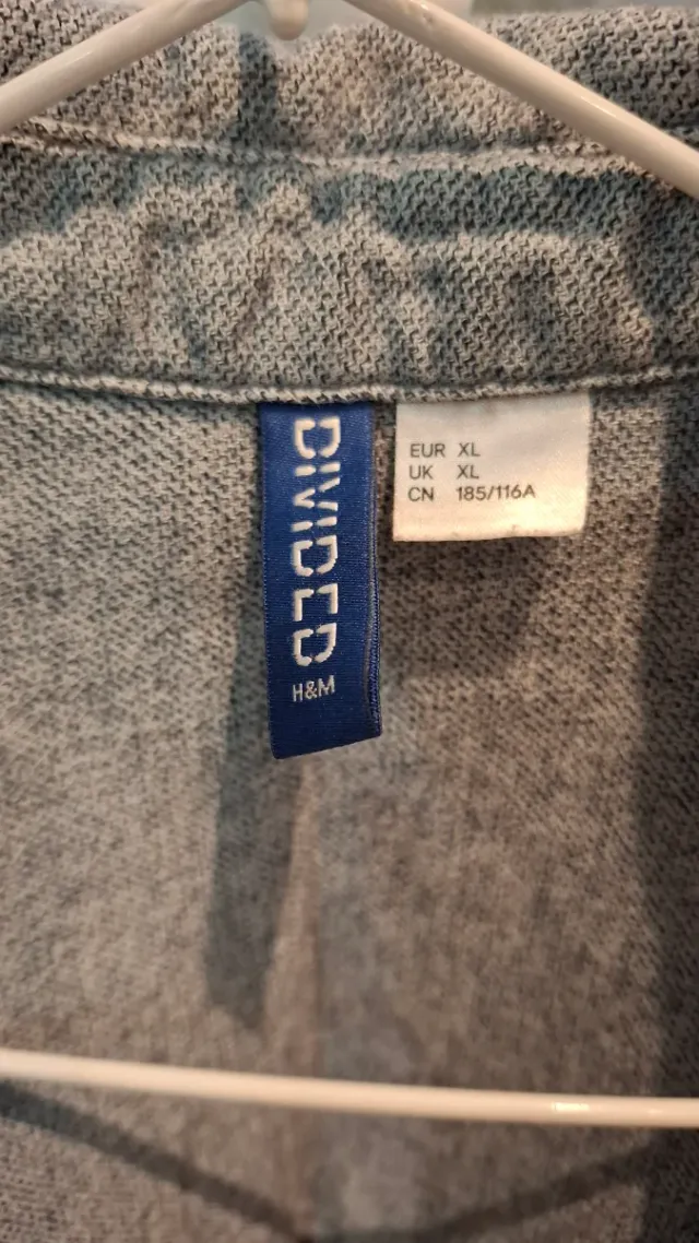 Camisa H&M Gris Talla M