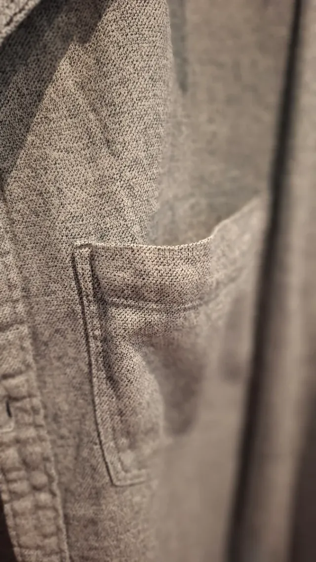 Camisa H&M Gris Talla M