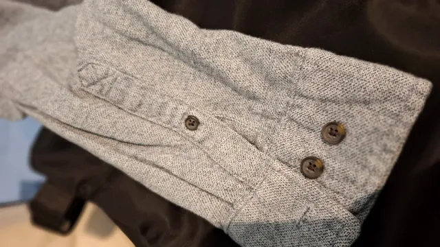 Camisa H&M Gris Talla M