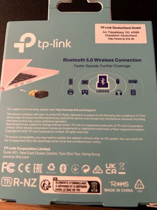 Adaptador USB Bluetooth 5.0 TP-Link UB500