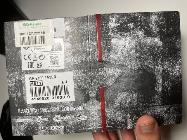 Reloj G-Shock Transparente