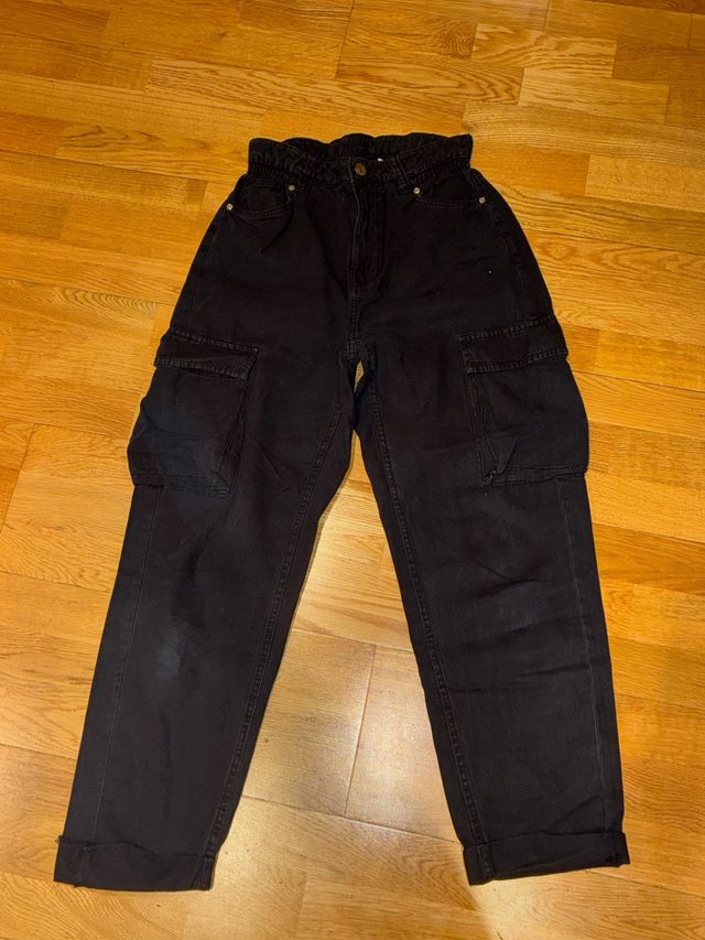 Pantalón cargo ancho talla 34