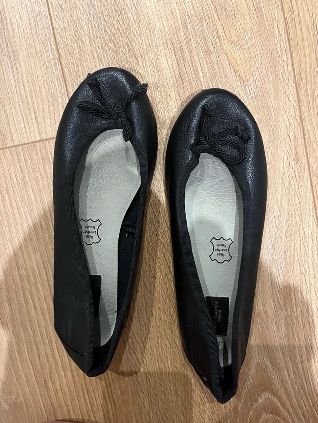 Zapatos planos negros