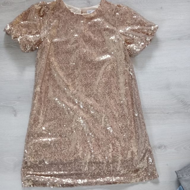 Vestido Zara Lentejuelas T. 13/14 Nuevo