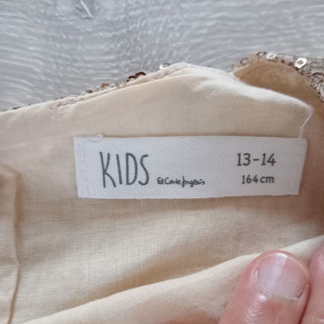 Vestido Zara Lentejuelas T. 13/14 Nuevo