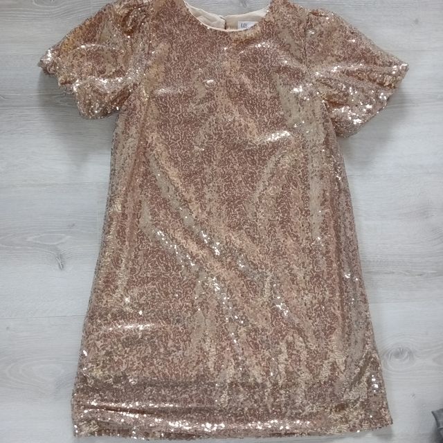 Vestido Zara Lentejuelas T. 13/14 Nuevo