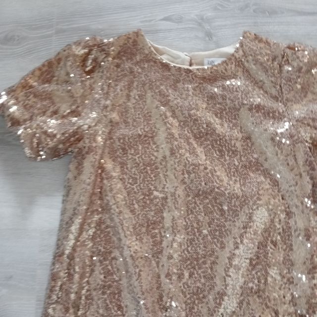 Vestido Zara Lentejuelas T. 13/14 Nuevo