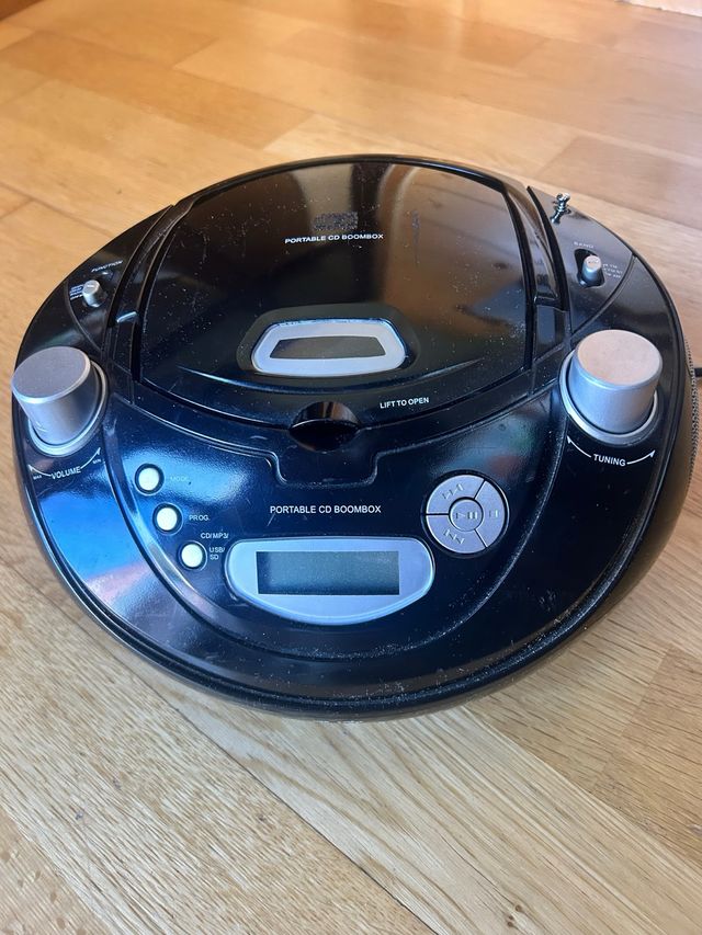Radio CD Portátil Boombox