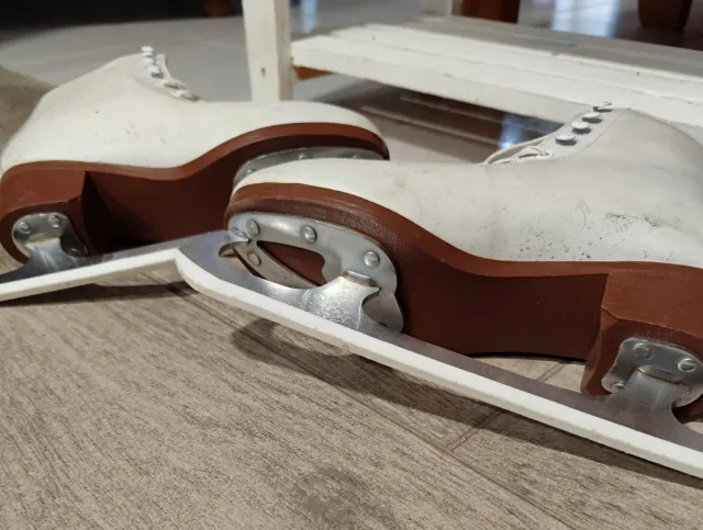 Patines de hielo blancos talla 40