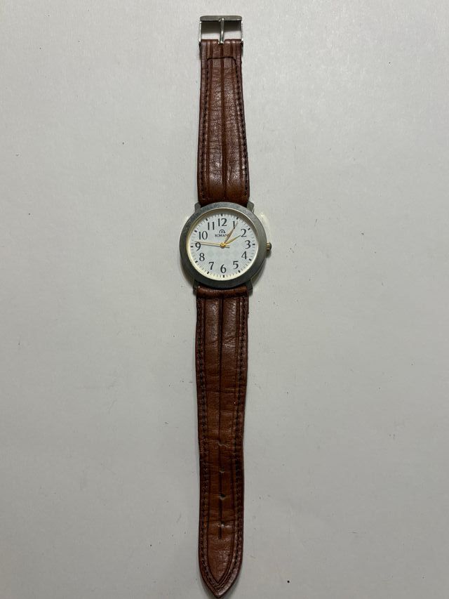 Reloj Romano Vintage Cuarzo Marrón/Dorado
