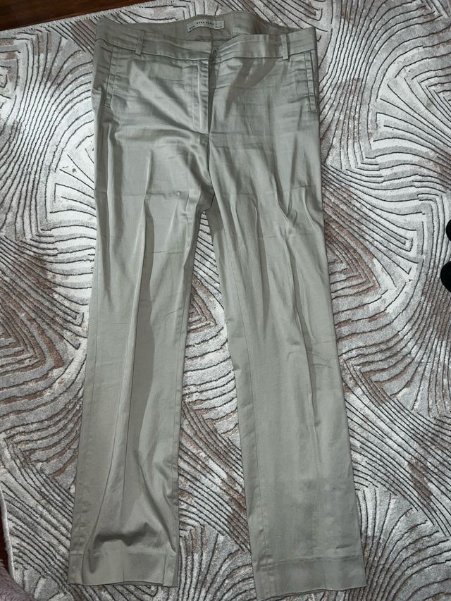 Pantalones clásicos Zara grises