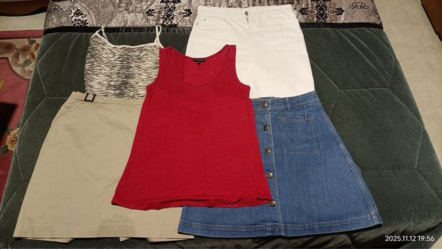 Lote 3 Faldas y 2 Camisetas 5€