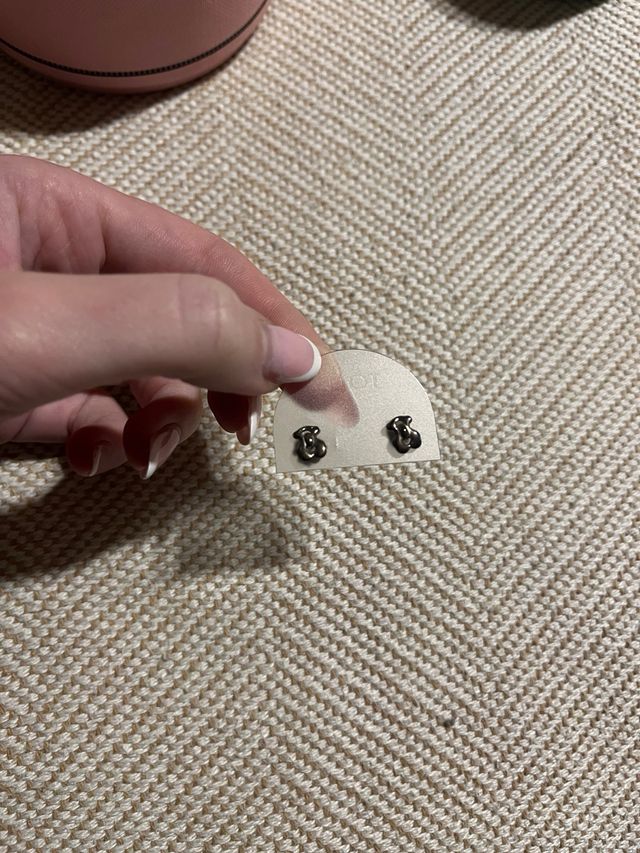 2 pares de pendientes Tous Plata