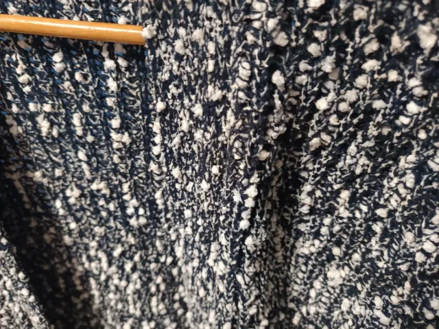 Chaqueta larga tejida