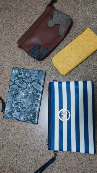 Lote 4 bolsos de mano