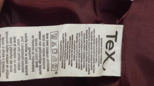 Abrigo sin mangas negro/marrón