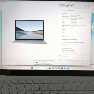 Microsoft Surface Laptop 2 Gris/Plata