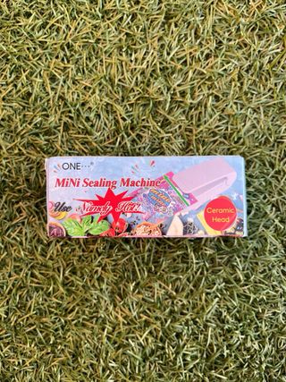 Sellador de envases rosa