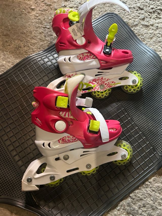 Patines en línea rosas para niñas