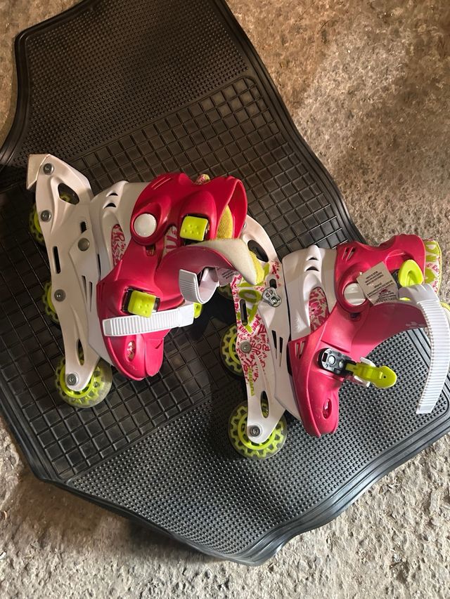Patines en línea rosas para niñas