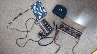 Lote 4 bolsos bandolera