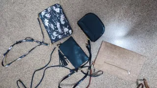 Lote 4 bolsos bandolera