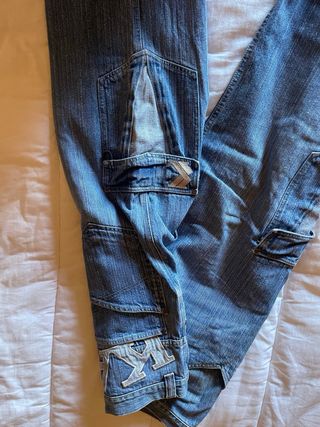 Lote 5 Pantalones Evisu Azules