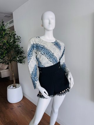 Jersey Avedon serpiente azul Talla L