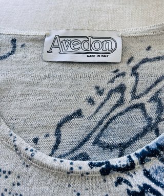 Jersey Avedon serpiente azul Talla L