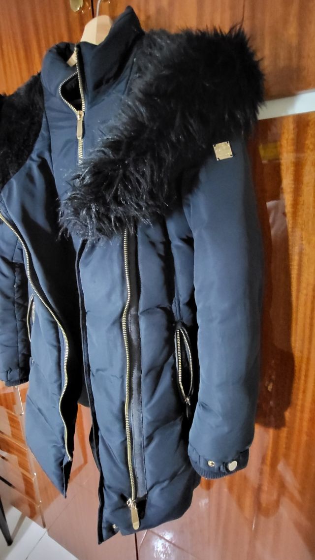 Abrigo Stradivarius azul