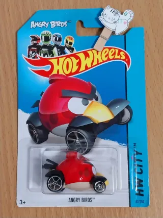 Hot Wheels Angry Birds Coche Rojo