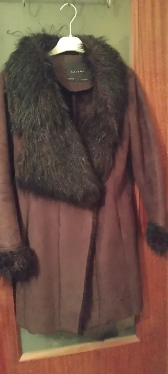 Abrigo Zara con pelo Talla M