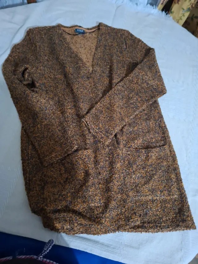 Chaqueta VILA Talla M Marrón Multicolor