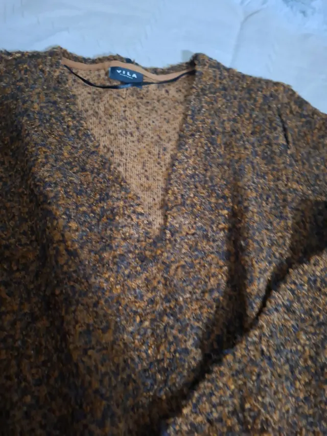 Chaqueta VILA Talla M Marrón Multicolor