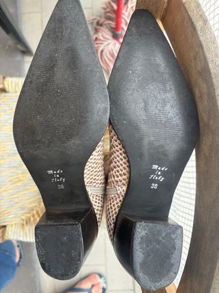 Stivali texani in pelle